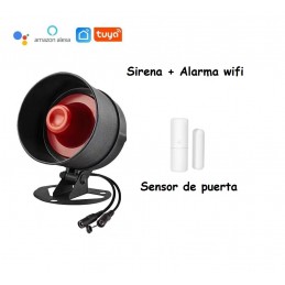 Kit Alarma WIFI G50 Tuya Smart Life integrada en sirena