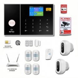 Kit Alarma con cámaras para...