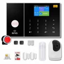 Alarma chalet con cámara...