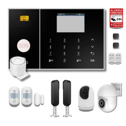 Alarma chalet con BARRERAS...