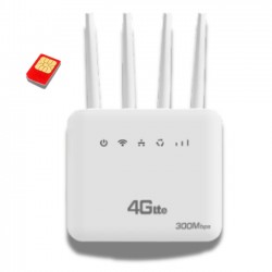 Router 4G con SIM, cámaras...