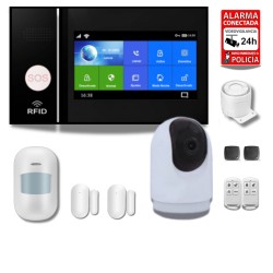 Alarma chalet con cámara...