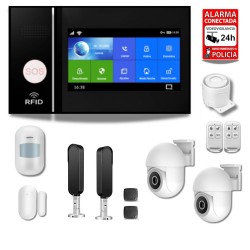 Alarma chalet con BARRERAS...