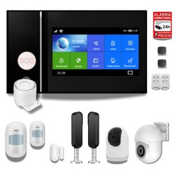 Alarma chalet con BARRERAS...