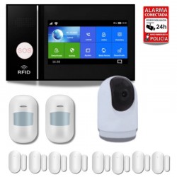 Alarma con cámara wifi 4MP...