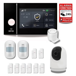 Alarma con cámara wifi 4MP...
