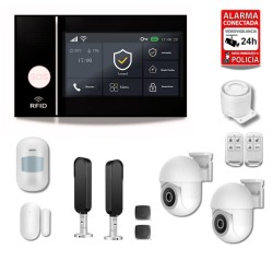 Alarma chalet con BARRERAS...