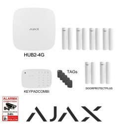 Kit Alarma Grado 2 HUB2-4G...