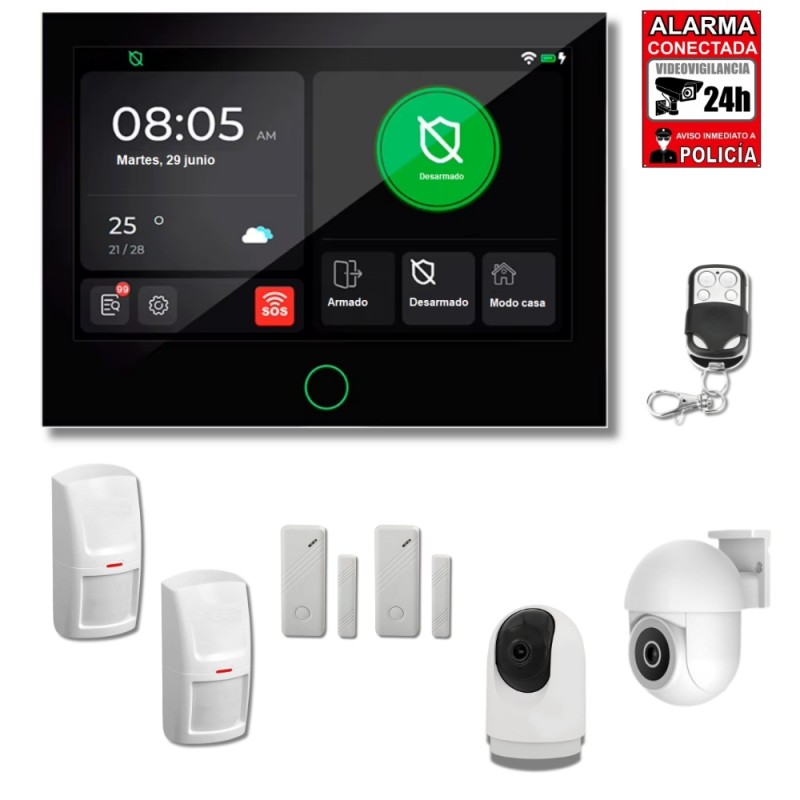 Alarma sin cuotas con cámaras