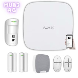 Kit de Alarma Ajax HUB 2 4G...